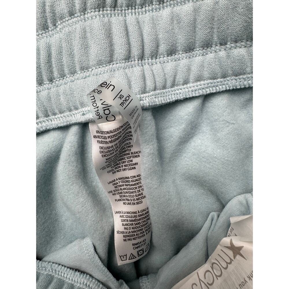 Calvin Klein Women's Fleece Logo Stripe Joggers NWOT SEA LEVEL SIZE XS - Picture 7 of 9